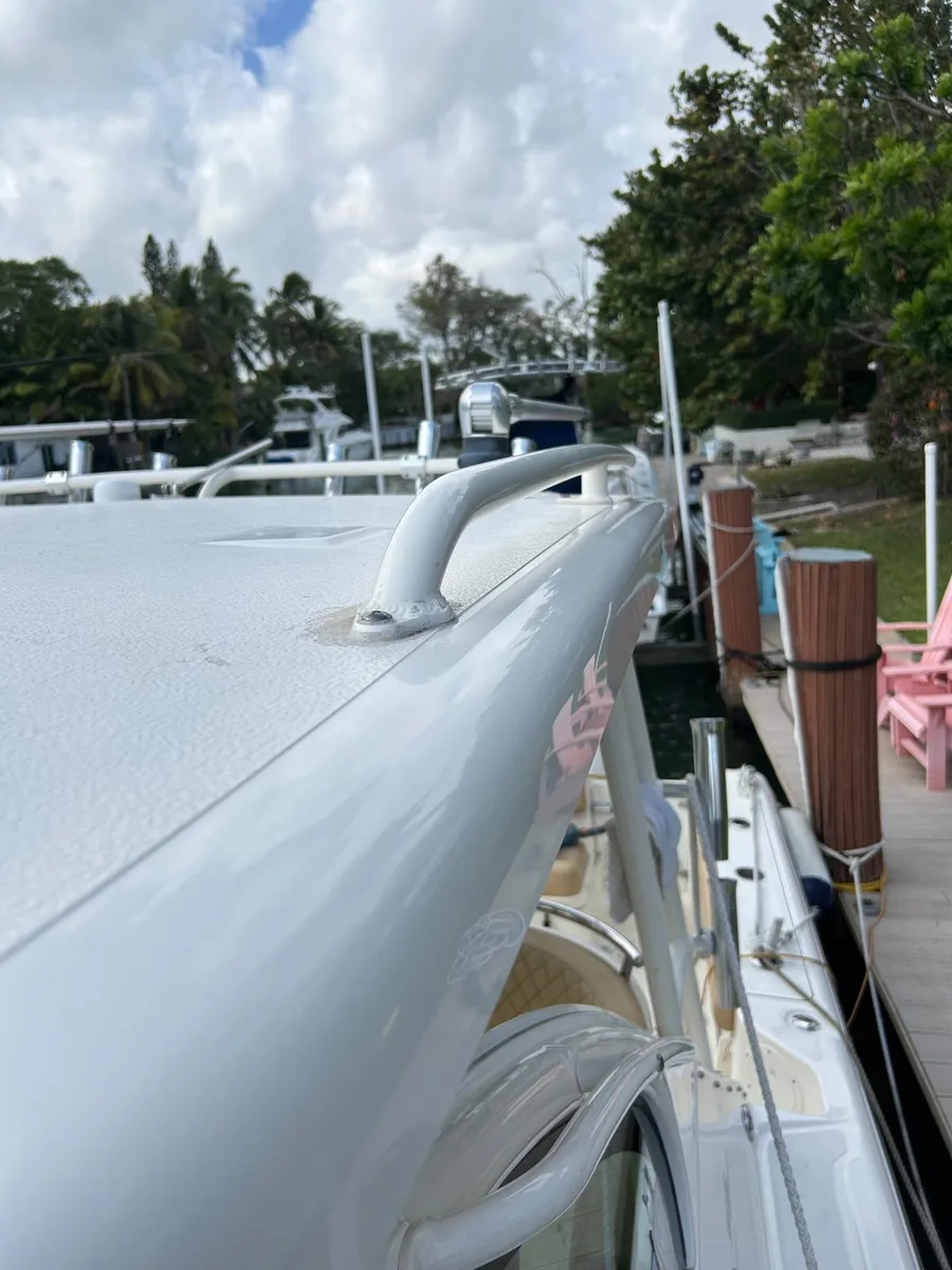 Boston Whaler 315 Offshore hardtop surface restoration, Florida
