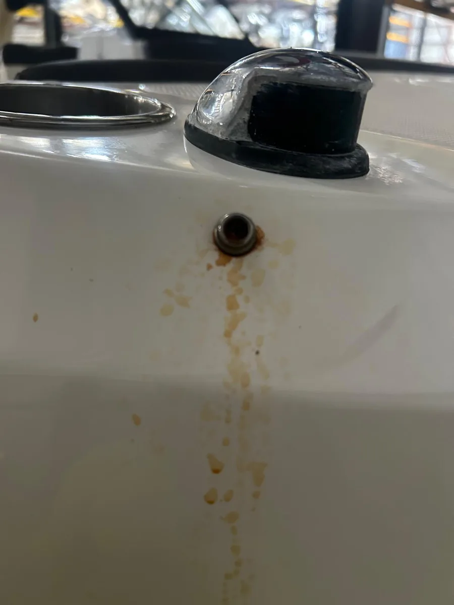 Marine detailing oxidation removal, Bayliner, Panama City